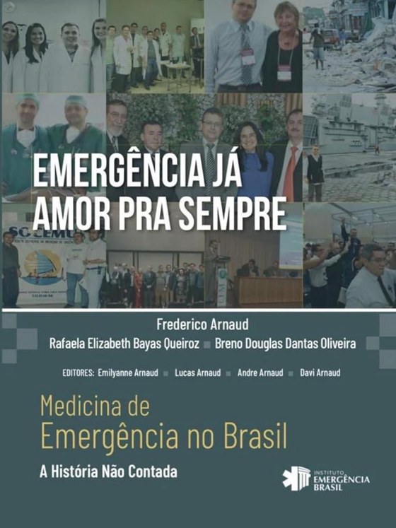 Capa do livro Medicina de Emergência no Brasil: A História Não Contada