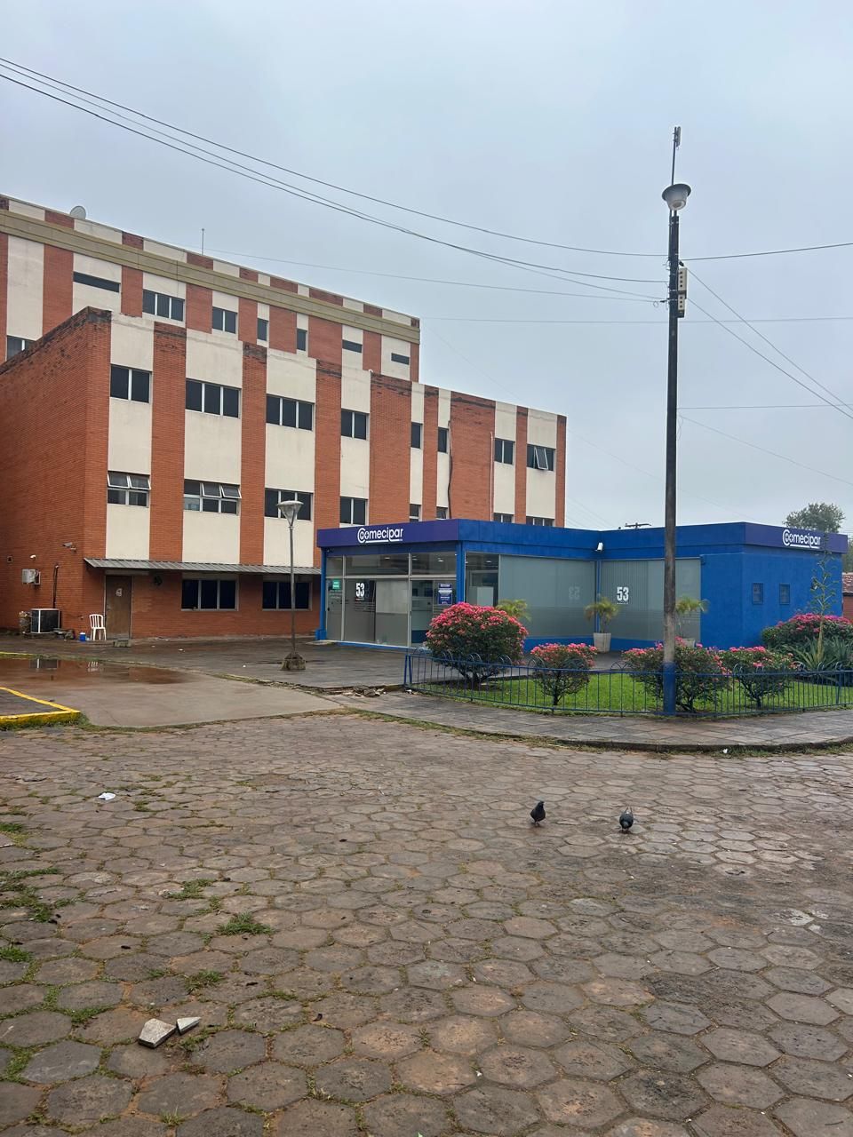 Hospital visitado no Paraguai